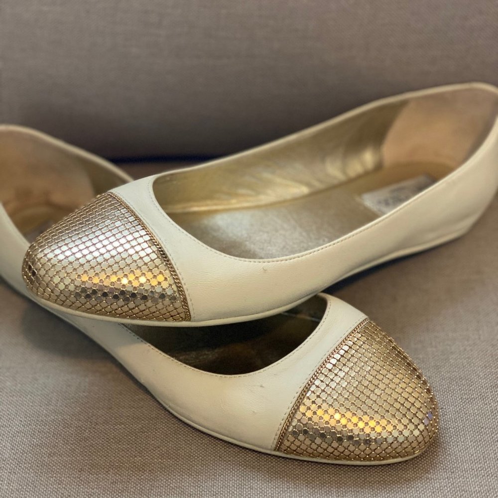 Jimmy Choo Waine Cap-Toe Ballet Flat